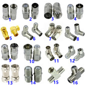 2 vnt. F tipas prie televizoriaus IEC 90 laipsnių televizoriaus antenos antenos kištuko jungtis dešiniojo kampo adapterio kištukas į lizdą koaksialinis kabelis F-TV derinys