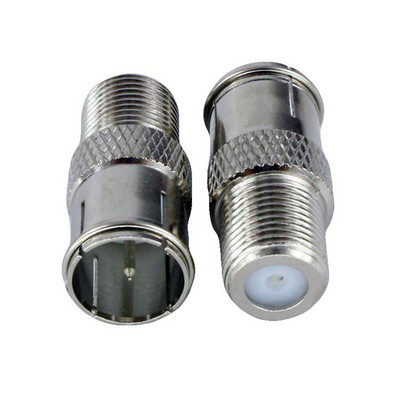 2 vnt. F tipas prie televizoriaus IEC 90 laipsnių televizoriaus antenos antenos kištuko jungtis dešiniojo kampo adapterio kištukas į lizdą koaksialinis kabelis F-TV derinys