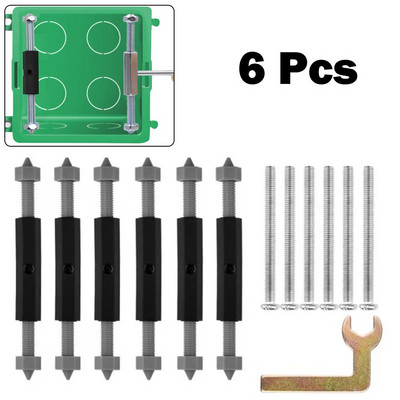 Remontētājs Remontētājs Skrūvju kasete Skrūves stiprinājuma skrūve Metāla atbalsta stieņa sienas stiprinājums uzgriežņu atslēga Apakšdaļa Izturīga pret koroziju