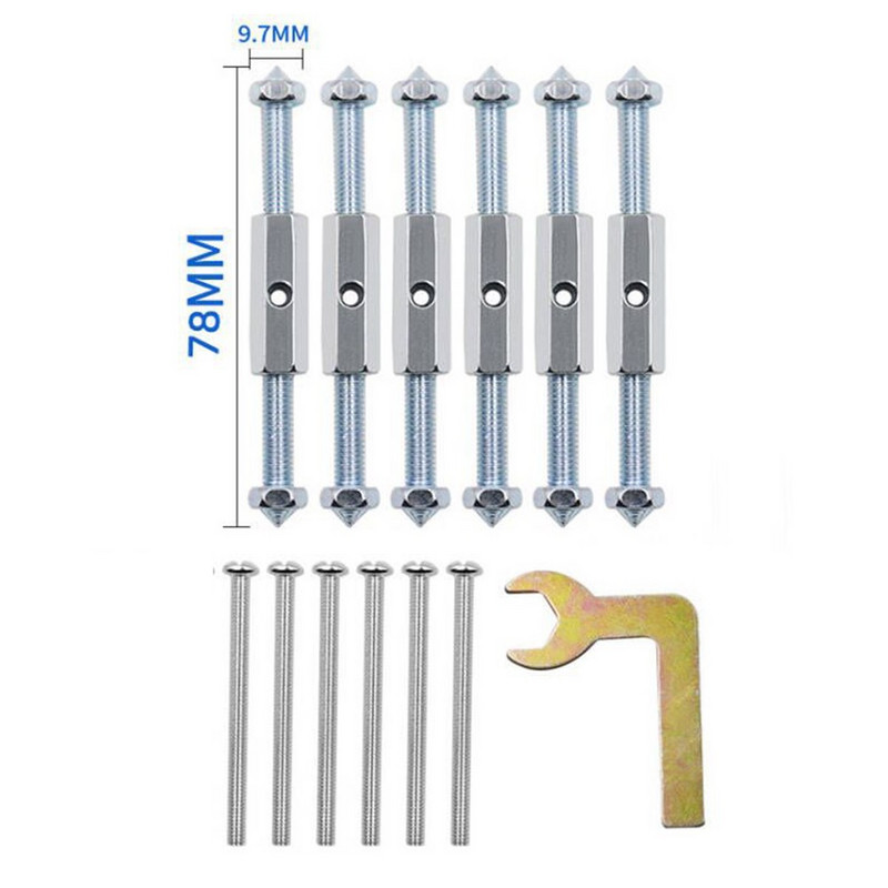 Remontētājs Remontētājs Skrūvju kasete Skrūves stiprinājuma skrūve Metāla atbalsta stieņa sienas stiprinājums uzgriežņu atslēga Apakšdaļa Izturīga pret koroziju
