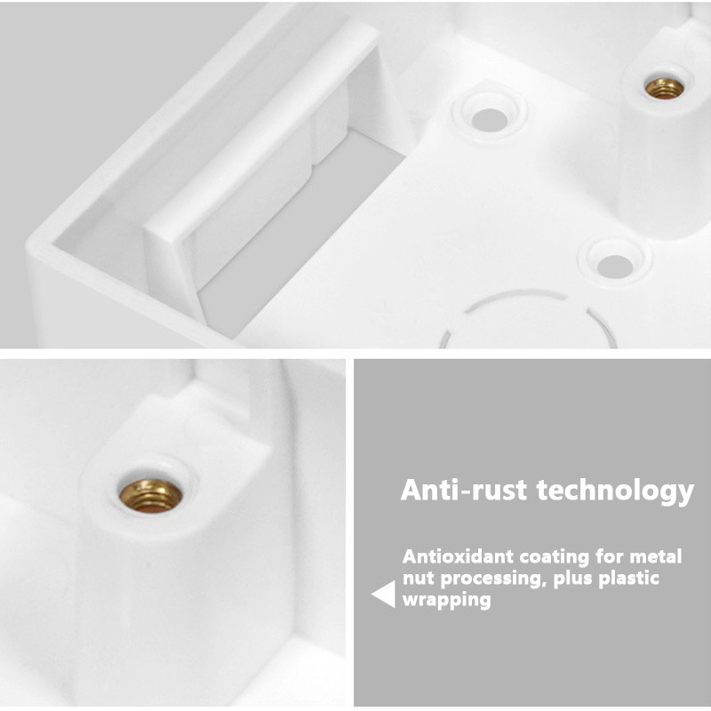 Avoir 146 Tip Utičnice za površinsku montažu Razvodne kutije za vanjsku ugradnju Stražnje razvodne kutije Plastične 146mm*86mm*40mm Za van