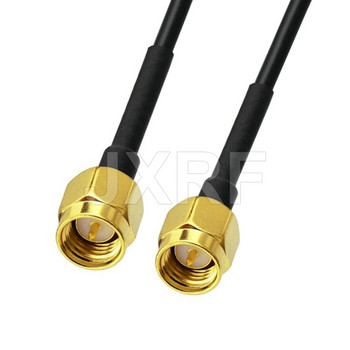 SMA мъжки RP SMA мъжки към RP SMA мъжки SMA женски RG174 удължителен кабел за коаксиален кабел Меден захранващ проводник за WIFI 3G 4G антена