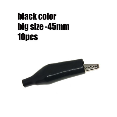 10 kom/lot 28 mm/35 mm/45 mm metalna aligatorska stezaljka G98 krokodilska električna stezaljka za ispitivanje mjerača sonde crno/crvena s plastičnim poklopcem