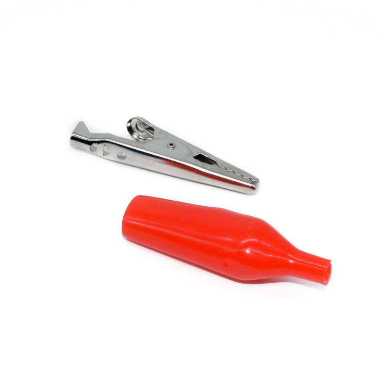 10 kom/lot 28 mm/35 mm/45 mm metalna aligatorska stezaljka G98 krokodilska električna stezaljka za ispitivanje mjerača sonde crno/crvena s plastičnim poklopcem