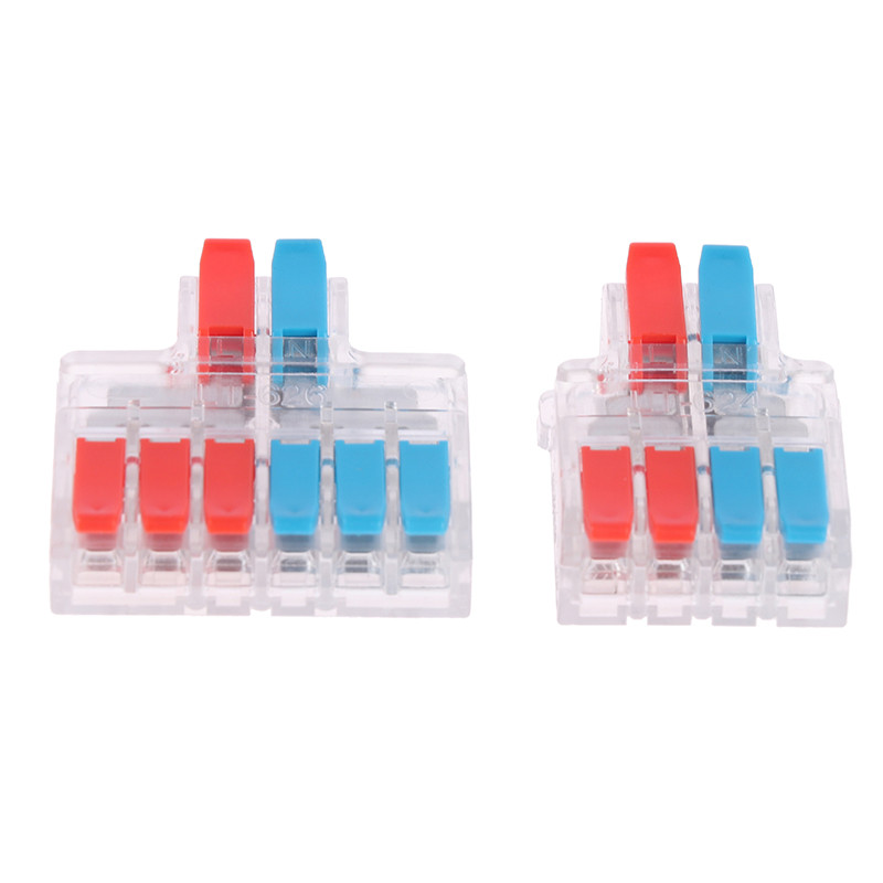 Brzi razdjelnik 2 ulaza 4/6 izlaza Žičani konektor Univerzalno ožičenje Kabelski konektor Vodič Terminalni blok