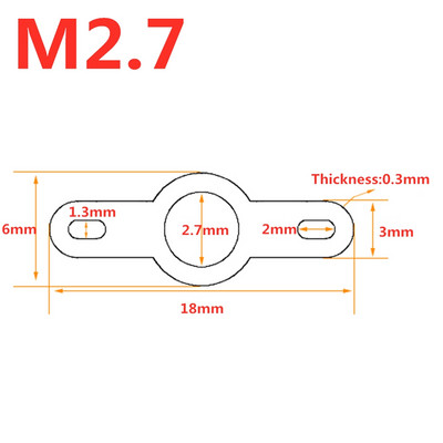 50kom/100kom Posrebreni bakreni terminal za lemljenje s dvostrukom glavom M2.2-M4.2 Kružna podloška za zavarivanje Ploča za zavarivanje Lemna ušica