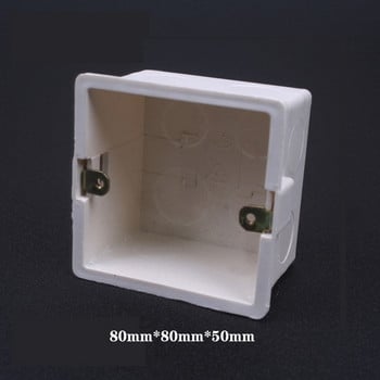 86 Τύπος Universal Junction Back Box Secret Stash Cassette Thickening Wall Mount Switch Socket Bottom Box