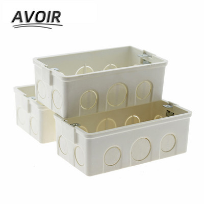 Avoir Τοποθέτηση Wire Box Εγκατάσταση Cassette Junction Box 146MM*86MM Wall Junction Dark Box Φωτιστικός διακόπτης Socket Hidden Box