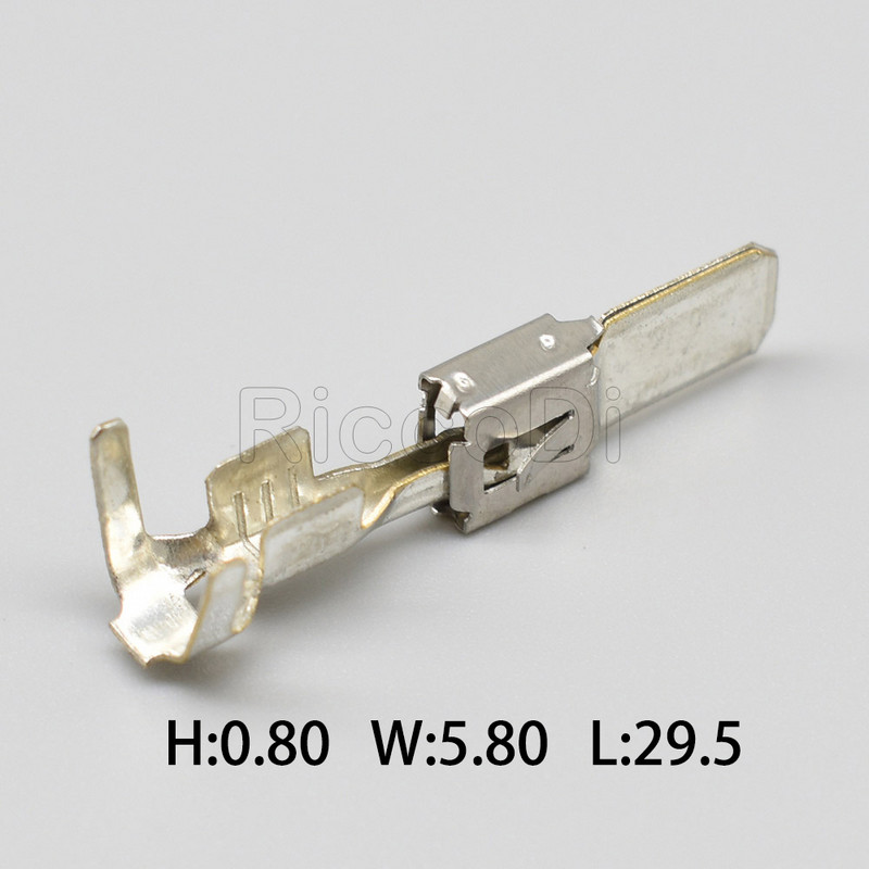 20/50 tk 6,3 mm seeria mootorsõidukite autode liitmikud juhtmeklemm Isoleerimata meessoost pressklemmid DJ6218B-E6.3B DJ6116-6,3C