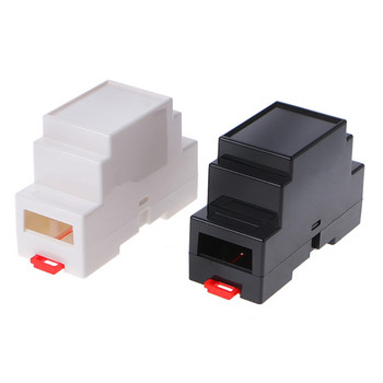 2 бр. 88x37x59 mm пластмасова кутия за електроника Кутия за проект DIN шина PLC съединителна кутия Drop Доставка