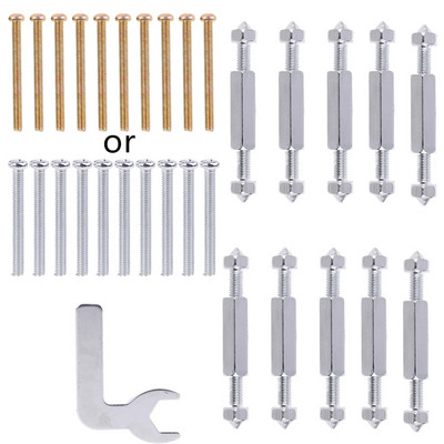 K1KA 1Set 86 Tip Zidni prekidač Kazeta Donja kućišta Alati za popravak oštećenja Nosač podesive duljine Poluga Utičnica Vijak