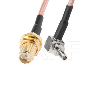 Υποδοχή JXRF F θηλυκό SMA σε TS9 CRC9 SMA Extension Coax Jumper Pigtail Cable 15CM RG316 για δρομολογητή μόντεμ 3G 4G