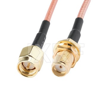 Υποδοχή JXRF F θηλυκό SMA σε TS9 CRC9 SMA Extension Coax Jumper Pigtail Cable 15CM RG316 για δρομολογητή μόντεμ 3G 4G