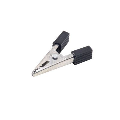 10PCS Izolirane krokodilske kopče Plastična ručka Kabel Ispitivanje metalnih aligatorskih kopči Stezaljke 35 mm duljine