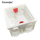 Szaoju 86*84*52mm razvodna kutija, europska, britanska, zidna utičnica, kutija za ugradnju prekidača, vatrootporna plastična kutija