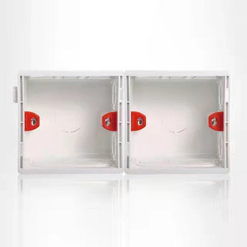 Κουτί διακλάδωσης Szaoju 86*84*52mm, Ευρωπαϊκό, Βρετανικό, Πρίζα τοίχου, Κουτί τοποθέτησης διακόπτη, Πλαστικό κουτί αδιάβροχο