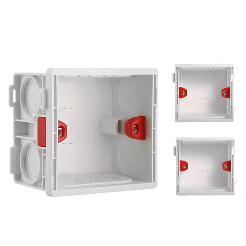 Szaoju 86*84*52mm razvodna kutija, europska, britanska, zidna utičnica, kutija za ugradnju prekidača, vatrootporna plastična kutija
