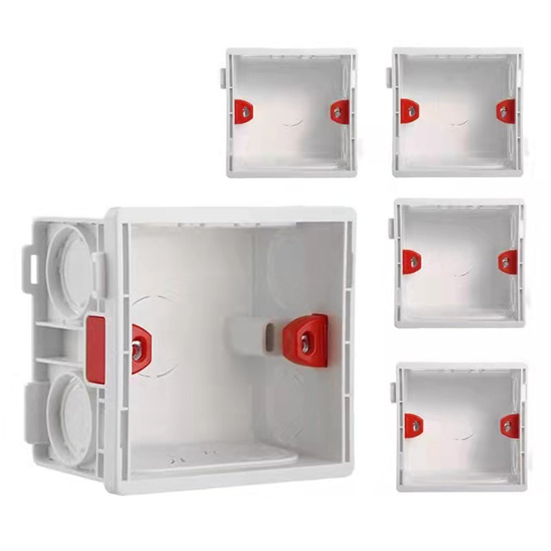 Szaoju 86*84*52mm razvodna kutija, europska, britanska, zidna utičnica, kutija za ugradnju prekidača, vatrootporna plastična kutija