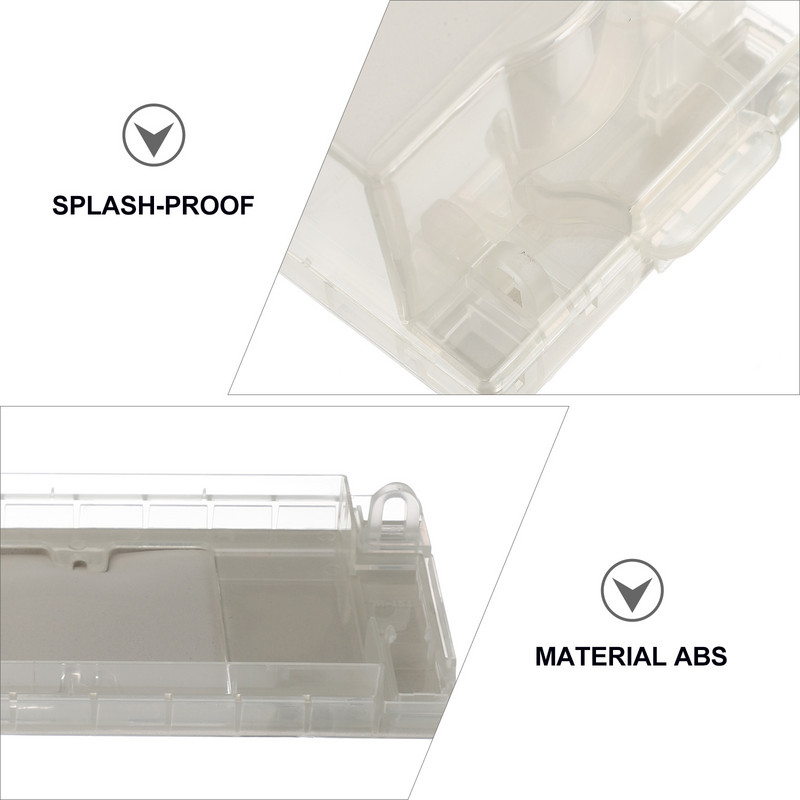 Dangtis lizdo dėžutės jungiklis išvesties jungtis elektros dėklas, atsparus oro sąlygoms, plokštė, lauko kištuko dangčiai sieninio paviršiaus lizdas