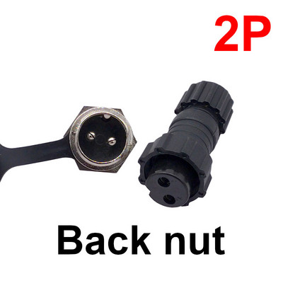 Zrakoplovni konektor GX16 M16 vodootporna stražnja matica za spajanje muški i ženski utikač i utičnica 2pin3pin4pin5pin6pin7pin8pin9pin10pin