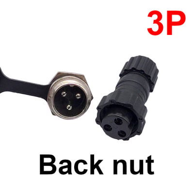 Zrakoplovni konektor GX16 M16 vodootporna stražnja matica za spajanje muški i ženski utikač i utičnica 2pin3pin4pin5pin6pin7pin8pin9pin10pin