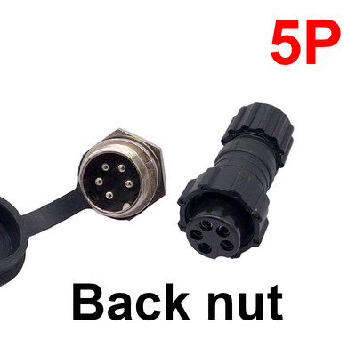 Zrakoplovni konektor GX16 M16 vodootporna stražnja matica za spajanje muški i ženski utikač i utičnica 2pin3pin4pin5pin6pin7pin8pin9pin10pin