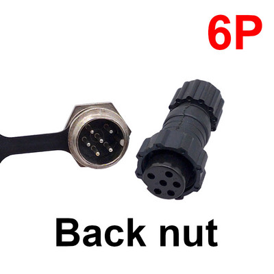 Zrakoplovni konektor GX16 M16 vodootporna stražnja matica za spajanje muški i ženski utikač i utičnica 2pin3pin4pin5pin6pin7pin8pin9pin10pin