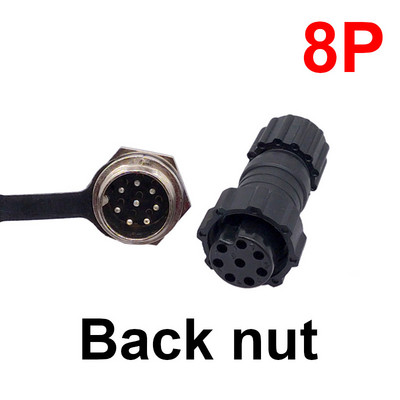 Zrakoplovni konektor GX16 M16 vodootporna stražnja matica za spajanje muški i ženski utikač i utičnica 2pin3pin4pin5pin6pin7pin8pin9pin10pin