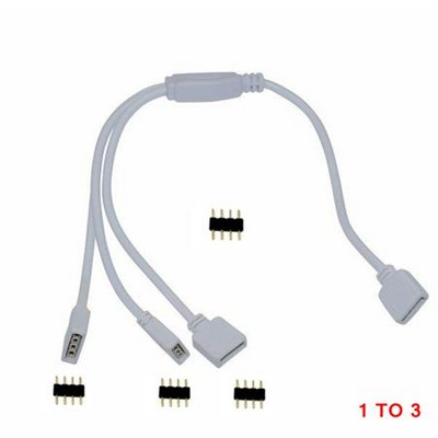 4Pin 5Pin RGB RGBW konektor Kabel ženski produžni HUB 1 do 2 3 4 Razdjelna žica Za 5050 3528 RGB RGBW RGB+WW LED svjetlo trake