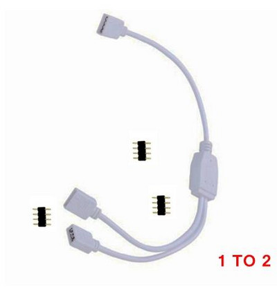4Pin 5Pin RGB RGBW konektor Kabel ženski produžni HUB 1 do 2 3 4 Razdjelna žica Za 5050 3528 RGB RGBW RGB+WW LED svjetlo trake