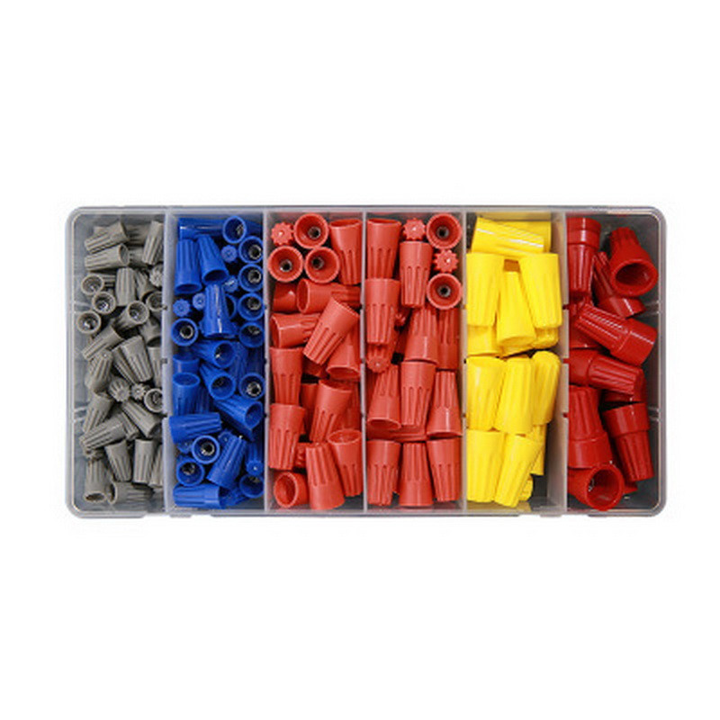 158Pcs Praktična električna žica za spajanje Vijčana zakretna kapica konektora W/opružni umetak Komplet asortimana Matica Opružna kapica Terminal