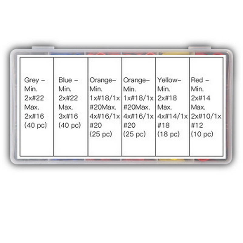 158Pcs Praktična električna žica za spajanje Vijčana zakretna kapica konektora W/opružni umetak Komplet asortimana Matica Opružna kapica Terminal