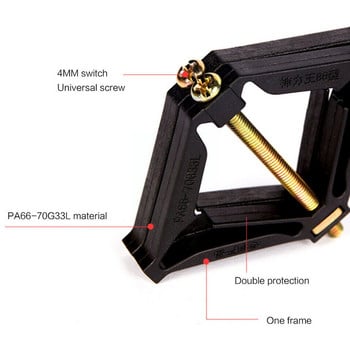 10τμχ Επισκευαστής κασέτας 86mm Τύπος Dark Box Repair Screw Socket Box Ράβδος τοίχου Παλιά Σταθερή Στήριξη Επισκευαστής κασέτας μαγγανίου S O9V0