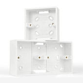 Razvodna kutija za vanjsku montažu 86 mm * 86 mm * 33 mm za dvostruke prekidače ili utičnice tipa 86 odnosi se na bilo koji položaj zidne površine