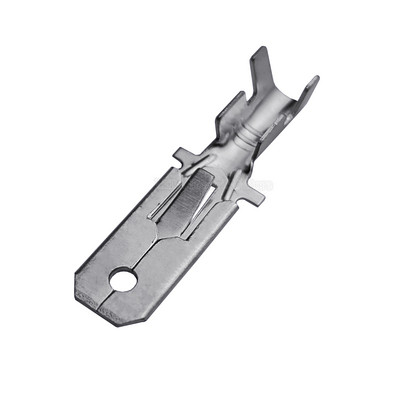 100Pcs/50Pcs 6.3mm Automobilski Crimp Terminal Muški Ženski Spade Connector Mjedeni Auto Spice Stezaljke DJ611-6.3B DJ621-6.3B