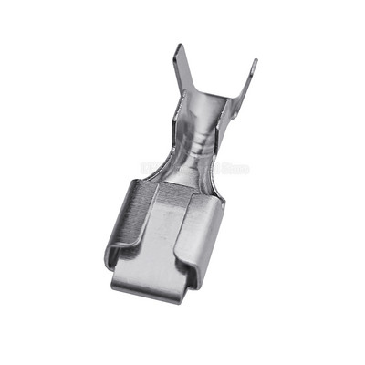 100Pcs/50Pcs 6.3mm Automobilski Crimp Terminal Muški Ženski Spade Connector Mjedeni Auto Spice Stezaljke DJ611-6.3B DJ621-6.3B