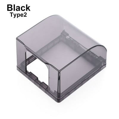 Κουτί με προστασία από πιτσιλίσματα Αυτοκόλλητο κάλυμμα ηλεκτρικής πρίζας Προστασία πρίζας διακόπτης προστατευτικό κάλυμμα Πρίζα τοίχου Αδιάβροχο κουτί