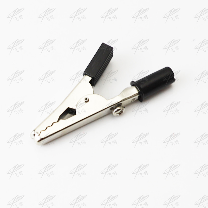 10 kom/lot Izolirane krokodilske kopče Plastična ručka Kabelska olovka Testiranje Metalne aligatorske kopče Stezaljke 52 mm