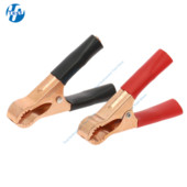 2Pcs 50A Crveni + Crni 80 mm Crocodile Auto Karavan Van Battery Test Lead Steps Najbolja promocija Aligator kopče Konektor Utikač Napajanje