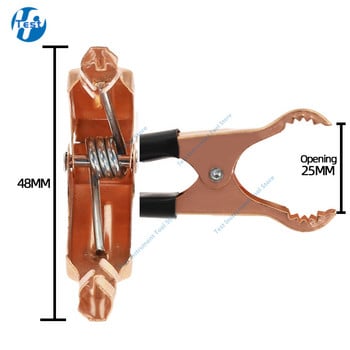 2 бр. 50A червено + черно 80 мм крокодилска кола, каравана, ван, тестови кабели за акумулаторна батерия, най-добрата промоция, щипки тип алигатор, конектор, щепсел, захранване