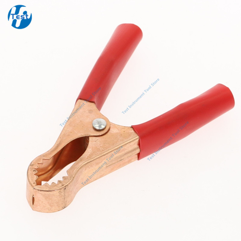 2Pcs 50A Crveni + Crni 80 mm Crocodile Auto Karavan Van Battery Test Lead Steps Najbolja promocija Aligator kopče Konektor Utikač Napajanje