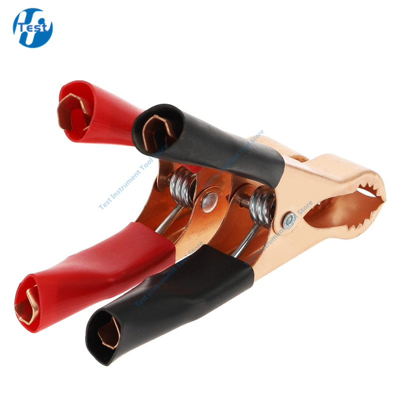 2Pcs 50A Crveni + Crni 80 mm Crocodile Auto Karavan Van Battery Test Lead Steps Najbolja promocija Aligator kopče Konektor Utikač Napajanje