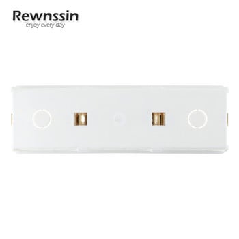 Rewnssin Triple Socket Power Junction Box, Αξεσουάρ εσωτερικής ηλεκτρικής εγκατάστασης τοίχου, 258 Τύπος πίσω κουτί τοποθέτησης κασέτας