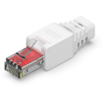 ZoeRax 1PCS без инструменти RJ45 CAT6 конектор Ethernet крайни щепсели, 23AWG до 26AWG кабелен интернет щепсел Инсталиране без инструменти