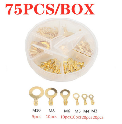 150/540 KOM M3/M4/M5/M6/M8/M10 Prstenaste ušice Oči Bakrene stezaljke Kabelska papučica Konektor za žice Neizolirani set asortimana