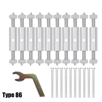 21 kom./set Tip 86/118 Utičnica prekidača Tamna kutija Vijci za popravak kasete Potporna šipka Montaža na zid Prekidači Kompleti alata za popravak kutije