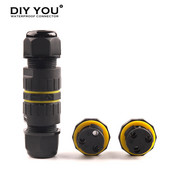 M16 IP68 Vodootporni konektor 2 pinski 3 pinski električni terminalni adapter Žičani konektor Vijčani konektor bez lemljenja za LED svjetlo