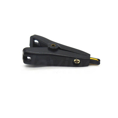 5A plakana vara krokodila skava, 53 mm LCR Kelvina klips, pozitīvā un negatīvā divpakāpju testa skava, melna sarkana