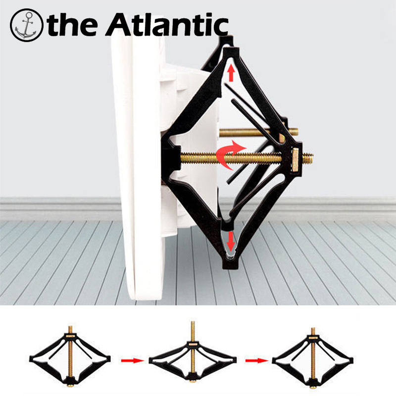 Sienas aizmugures kārbas kasešu remonta balsta remonta atbalsta stieņa elektriķa piederumi plastmasas 86 * 86 mm sadales kārbas remontam