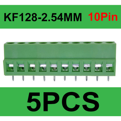 DG/KF128 2,54 mm PCB vijčani terminalni blok konektor 2P 3P 4P 5P 6P 7P 8P 9P 10P 12P terminali 150V 6A